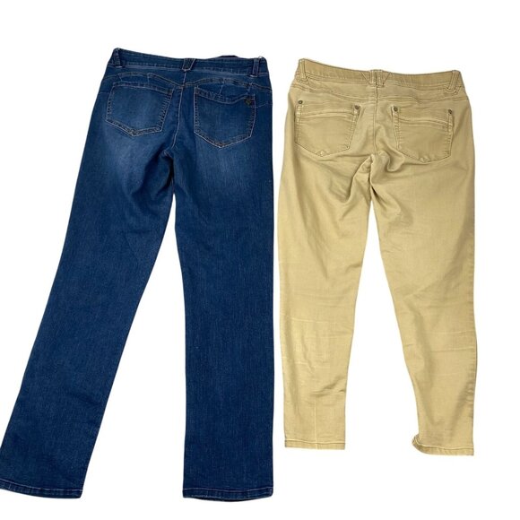 Democracy Womens Jeans Size 6 Lot of Two "Ab"Solution" Straight Slim Casual - Picture 2 of 16